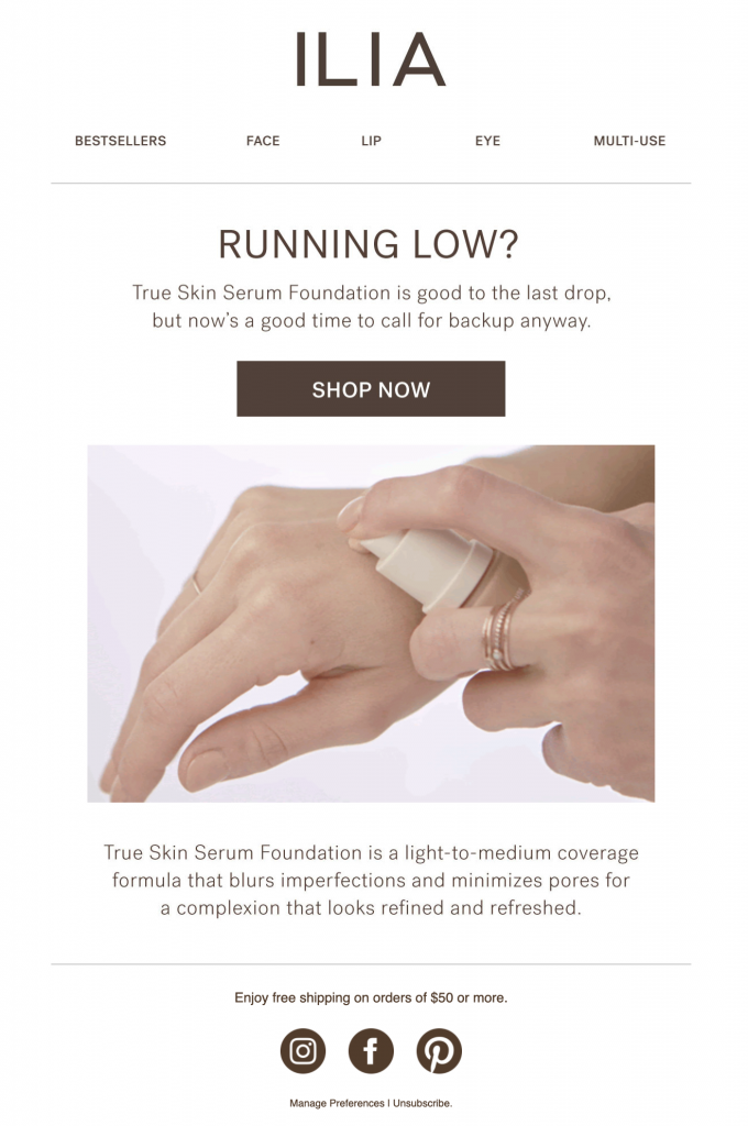 25+ Ecommerce Replenishment Email Templates and Examples - RetainIQ